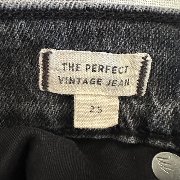 MADEWELL | The Perfect Vintage Jean in Lunar Wash | Size 25 - Picture 6 of 7